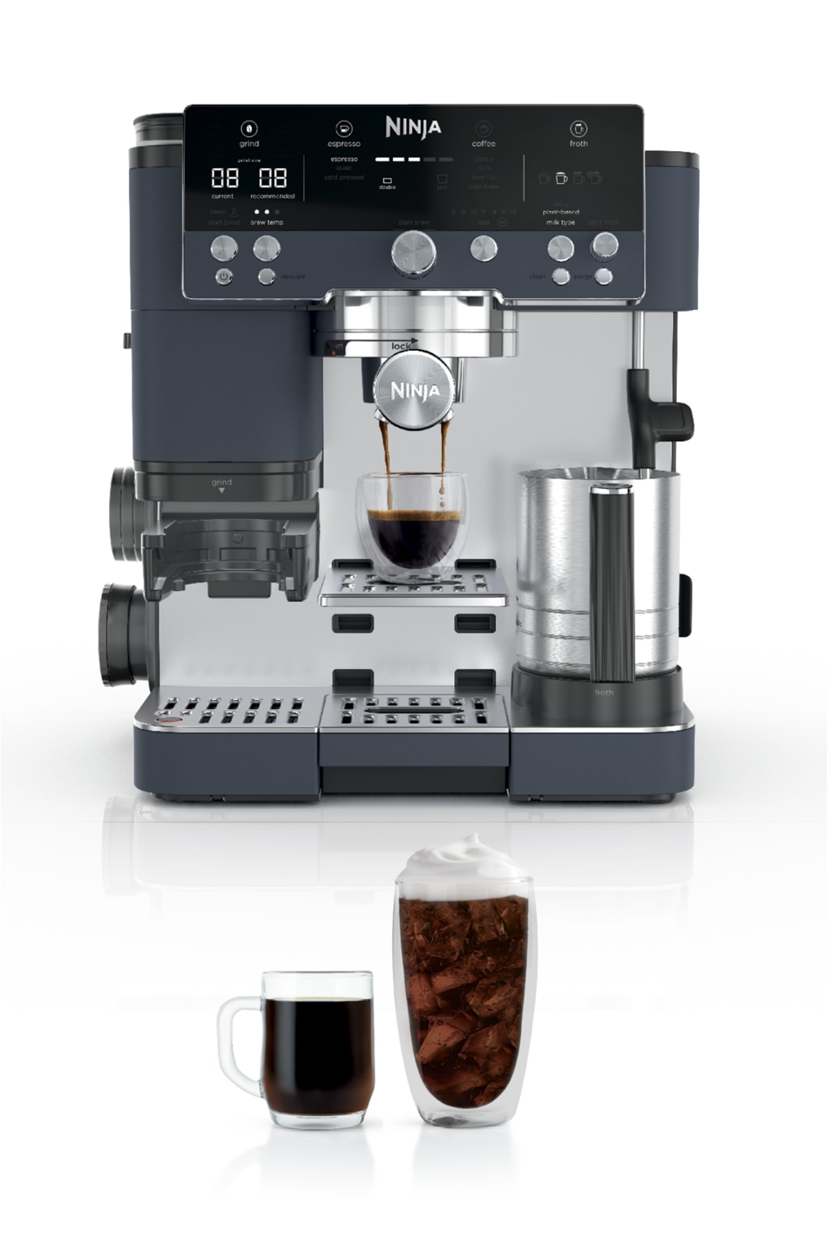 Ninja Luxe™ Café Premier 3 in 1 Espresso Drip Coffee & Cold Brew Maker (Cyberspace)