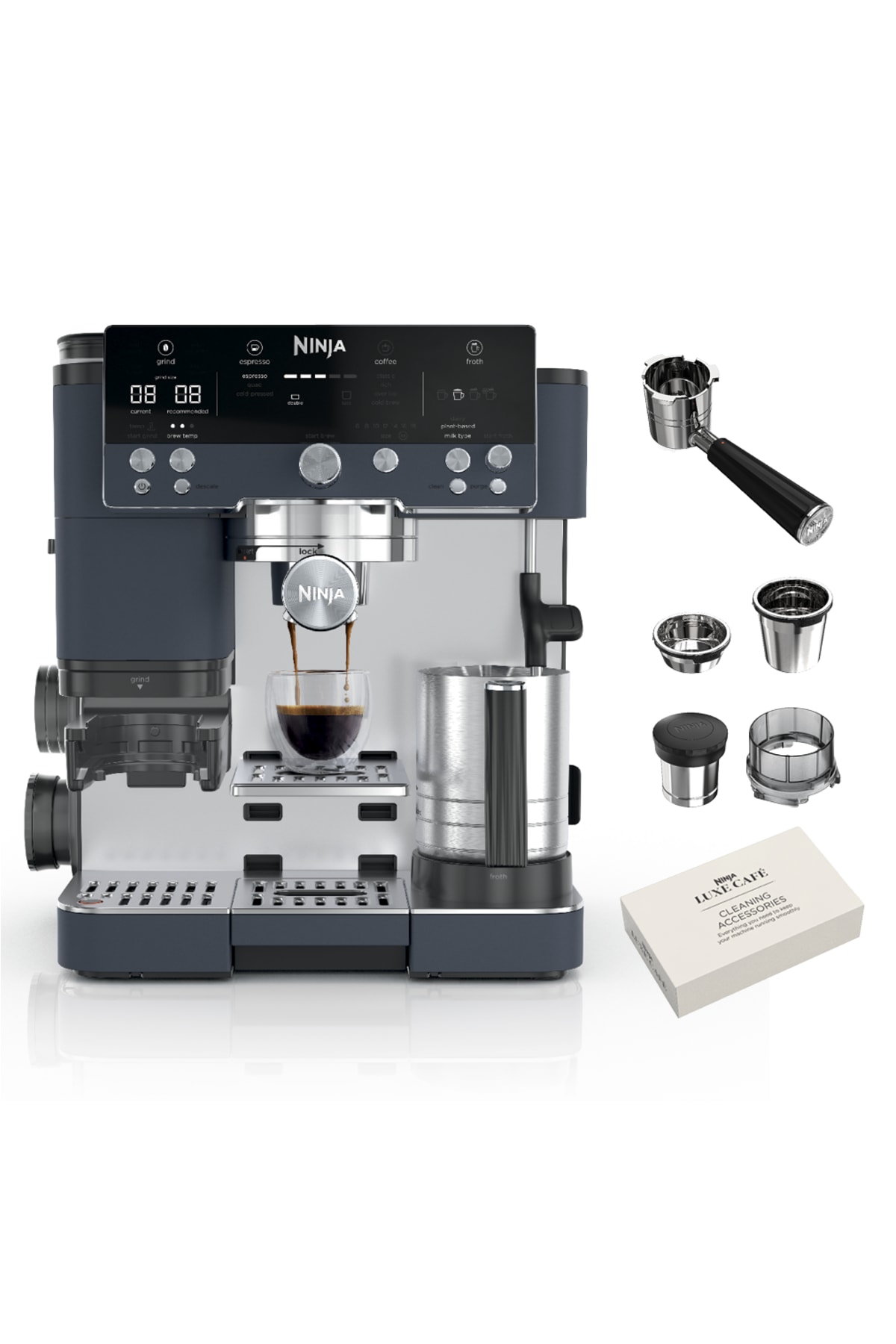 Ninja Luxe™ Café Premier 3 in 1 Espresso Drip Coffee & Cold Brew Maker (Cyberspace)
